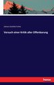 Versuch einer Kritik aller Offenbarung, Fichte Johann Gottlieb