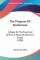 The Program Of Modernism, 