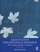 Quantitative Psychological Research, Clark-Carter David