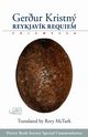 Reykjavik Requiem (working title), Kristn Ger?ur