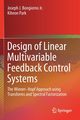 Design of Linear Multivariable Feedback Control Systems, Bongiorno Jr. Joseph J.