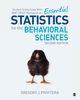 Student Study Guide With IBM? SPSS? Workbook for Essential Statistics for the Behavioral Sciences, Privitera Gregory J.