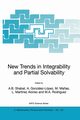 New Trends in Integrability and Partial Solvability, 