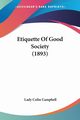 Etiquette Of Good Society (1893), 