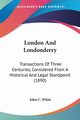 London And Londonderry, 