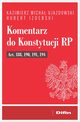 Komentarz do Konstytucji RP art. 188, 190, 191, 194, Ujazdowski Kazimierz Micha, Izdebski Hubert