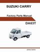 Suzuki Carry DA63T English Factory Parts Manual, Danko James