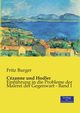 Czanne und Hodler, Burger Fritz
