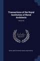 Transactions of the Royal Institution of Naval Architects; Volume 40, Royal Institution Of Naval Architects