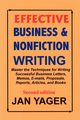 Effective Business & Nonfiction Writing, Yager Jan