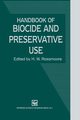 Handbook of Biocide and Preservative Use, 