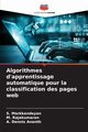Algorithmes d'apprentissage automatique pour la classification des pages web, Markkandeyan S.