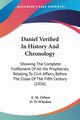 Daniel Verified In History And Chronology, Osbon A. M.