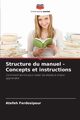Structure du manuel - Concepts et instructions, Ferdosipour Atefeh