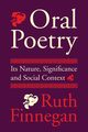 Oral Poetry, Finnegan Ruth