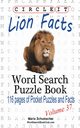 Circle It, Lion Facts, Word Search, Puzzle Book, Lowry Global Media LLC