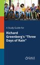A Study Guide for Richard Greenberg's 
