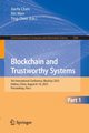Blockchain and Trustworthy Systems, 