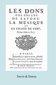 Les Dons des Enfans de Latone.  La Musique et la Chase du Cerf. (Facsimile 1734), Serr de Rieux Jean