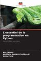 L'essentiel de la programmation en Python, P KALPANA