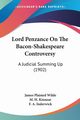 Lord Penzance On The Bacon-Shakespeare Controversy, Wilde James Plaisted