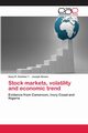 Stock markets, volatility and economic trend, Dombou T. Dany R.