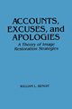 Accounts, Excuses, and Apologies, Benoit William L.