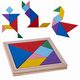 Ukadanka drewniana - Tangram, 