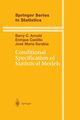 Conditional Specification of Statistical Models, Arnold Barry C.