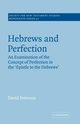 Hebrews and Perfection, Peterson David