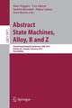 Abstract State Machines, Alloy, B and Z, 
