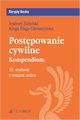Postpowanie cywilne Kompendium z testami online, Zieliski Andrzej, Flaga-Gieruszyska Kinga