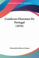 Condicoes Florestaes De Portugal (1876), Gomes Bernardino Barros