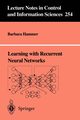 Learning with Recurrent Neural Networks, Hammer Barbara