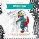 Iron Paw Coloring Book, 