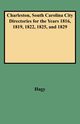 Charleston, South Carolina City Directories for the Years 1816, 1819, 1822, 1825, and 1829, Hagy James W.