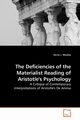 The Deficiencies of the Materialist Reading of Aristotle's Psychology, Murphy Darryl J.