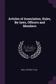 Articles of Association, Rules, By-laws, Officers and Members, Club Mich. Detroit