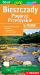 Bieszczady Pogrze Przemyskie mapa turystyczna plastik 1:75 000, 