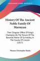 History Of The Ancient Noble Family Of Marmyun, Banks Thomas Christopher