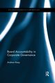 Board Accountability in Corporate Governance, Keay Andrew