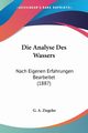Die Analyse Des Wassers, 