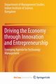 Driving the Economy through Innovation and Entrepreneurship, TBD