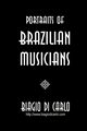 PORTRAITS OF BRAZILIAN MUSICIANS, Di Carlo Biagio