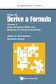 How to Derive a Formula, Alexei A Kornyshev