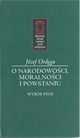 O narodowoci, moralnoci i powstaniu, Ordga Jzef