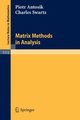 Matrix Methods in Analysis, Antosik Piotr