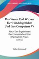 Das Wesen Und Wirken Der Handelsgerichte Und Ihre Competenz V4, Creizenach Julius
