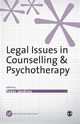 Legal Issues in Counselling & Psychotherapy, 