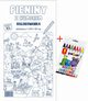 Pieniny z humorem Kolorowanka XL + kredki, 